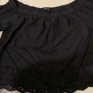 Madewell off the shoulder lace